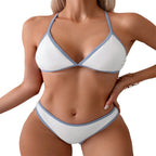 Damen Triangel-Bikini mit modernem Design und kontrastierenden Details R&B