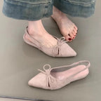 Damen Sling-Ballerinas mit dekorativem Schleifendetail und komfortablem Fußbett R&B