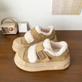 Damen Komfortable Sneaker mit weichem Fleece-Innenfutter und praktischem Klettverschluss R&B