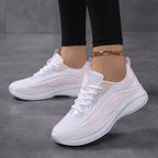 Damen Sportliche Leichtgewicht Sneakers mit atmungsaktivem Obermaterial