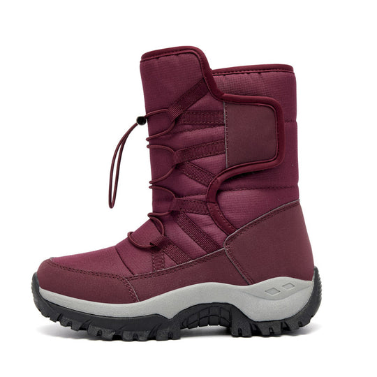 Damen Winterstiefel mit rutschfester Sohle und wärmeisolierendem Innenfutter R&B