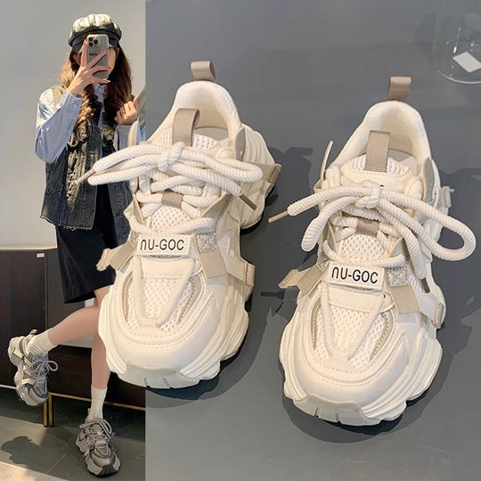 Damen Atmungsaktive Sneakers mit innovativem Schnürsystem R&B