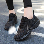 Damen Atmungsaktive Lauf-Sneaker mit flexiblem Mesh-Obermaterial R&B