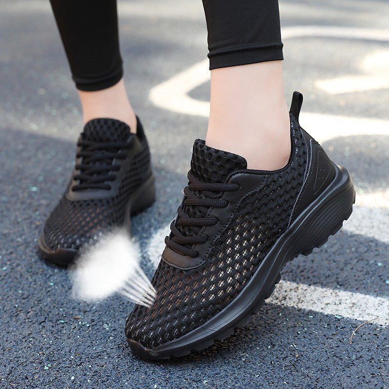 Damen Atmungsaktive Lauf-Sneaker mit flexiblem Mesh-Obermaterial R&B