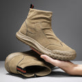 Damen modische Ankle Boots mit elastischem Einstieg und rutschfester Sohle R&B