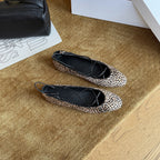 Damen Ballettschuhe im Tierfell-Look R&B