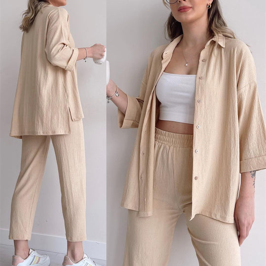 Damen luftiges Freizeit-Ensemble aus atmungsaktivem Stoff R&B