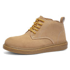 Damen Stiefeletten aus weichem Nubuckleder mit rutschfester Sohle