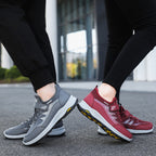 Damen Sportliche Sneaker mit innovativem Klettverschluss und atmungsaktiver Mesh-Oberfläche R&B