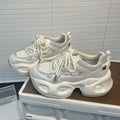 Damen Sportliche Sneakers mit Glitzer-Akzenten und innovativer Dämpfungstechnologie R&B