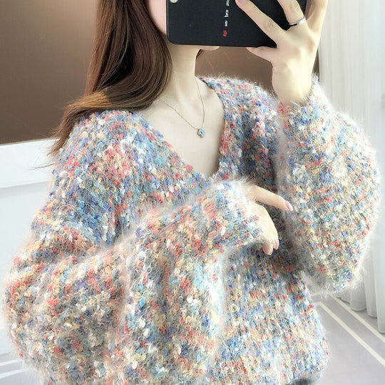Damen Pullover im lässigen Strickstil R&B