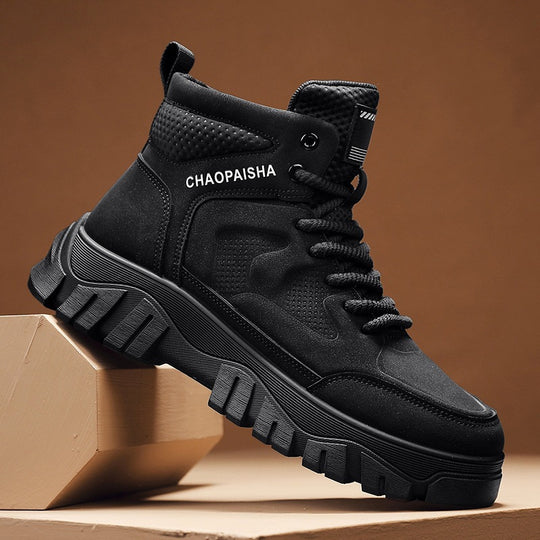 Damen Outdoor High-Top Sneakers mit rutschfester Sohle und atmungsaktivem Obermaterial R&B