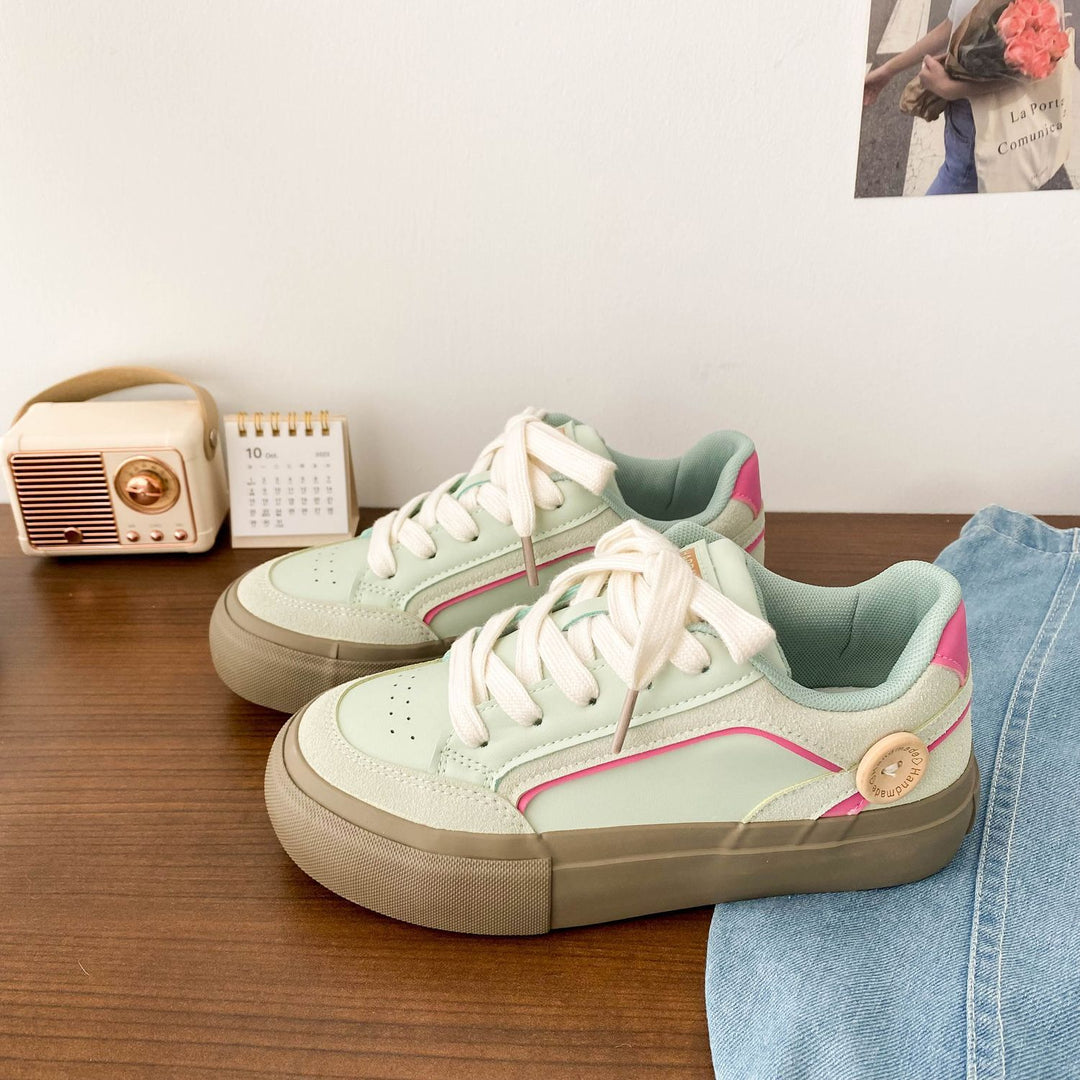 Damen Trendige Sneaker mit modischer Oberflächenstruktur und atmungsaktiver Innensohle R&B