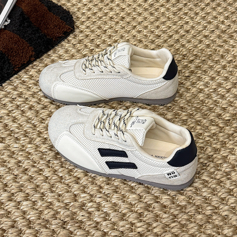Damen sportliche Sneaker mit atmungsaktiver Mesh-Oberfläche und flexibler Sohle R&B