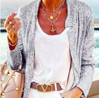 Damen Glitzernde Abendjacke mit elegantem Schnitt und luxuriösen Details R&B