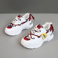 Damen Sportliche Chunky Sneakers mit exklusivem Mustermix und strapazierfähigem Obermaterial R&B