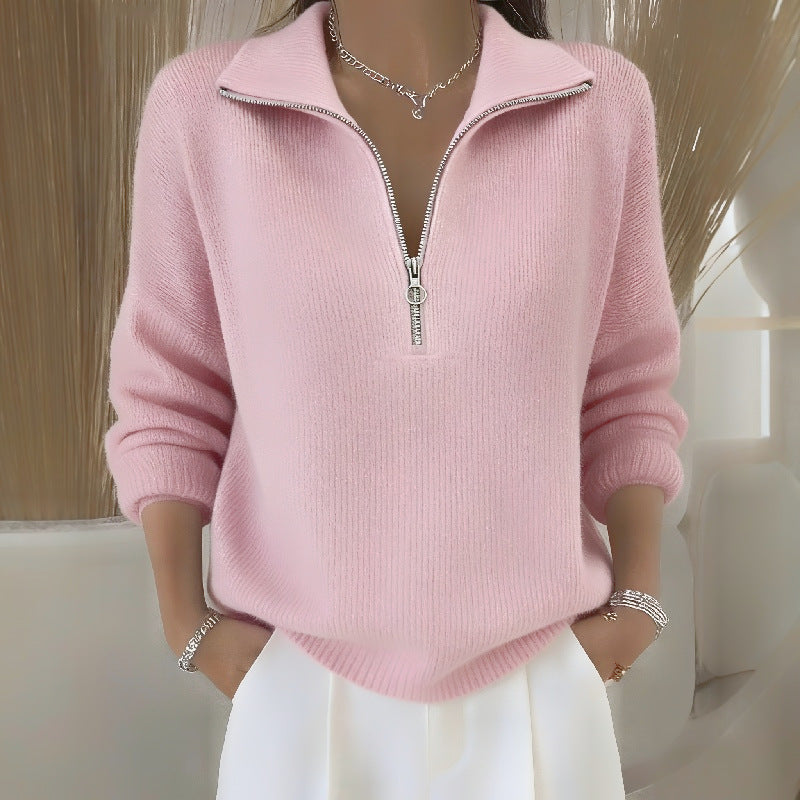 R&B | Pullover mit Halbem Reißverschluss