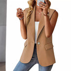 Damen ärmelloses Blazer R&B