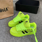Damen Sportliche Sneaker im futuristischen Design mit atmungsaktiven Einsätzen R&B