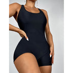 Damen Sport-Badeanzug mit elegantem Rückenschnitt R&B