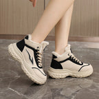 Damen Hohe Sneakers mit kuscheligem Innenfutter und rutschfester Sohle R&B