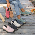Damen Slip-On Mokassins mit rutschfester Profilsohle und elegantem Design R&B
