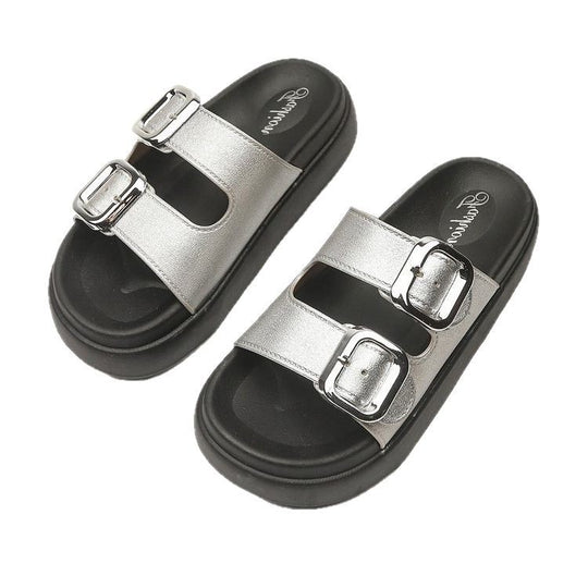 Damen modische Riemchensandalen mit verstellbaren Schnallen R&B