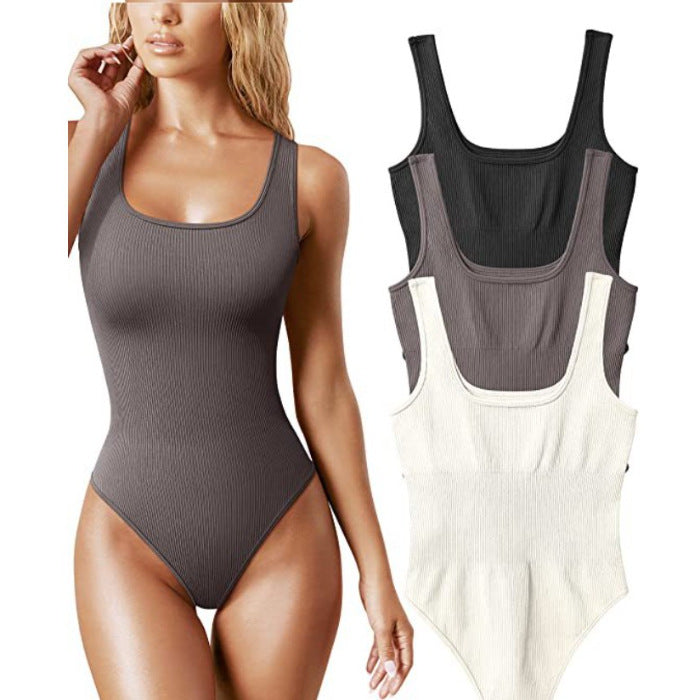 Damen Stylischer Einteiler mit Rippstruktur R&B