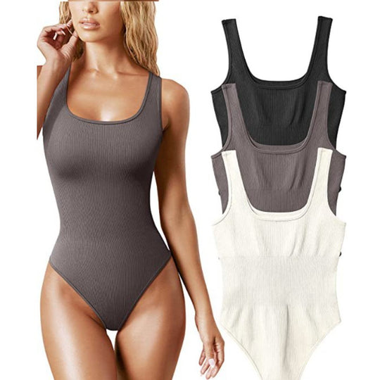 Damen Stylischer Einteiler mit Rippstruktur R&B