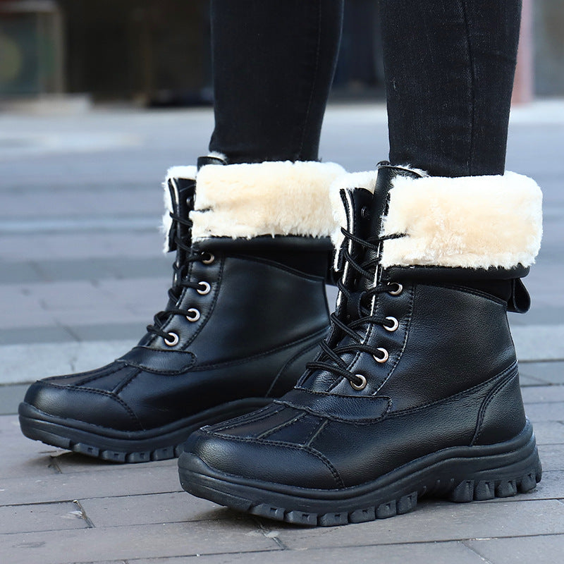 Damen Gefütterte Winterstiefel mit rutschfester Sohle R&B