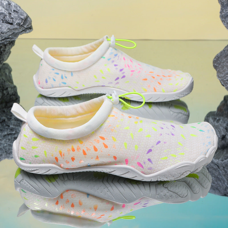 Damen vielseitige Wassersportschuhe mit rutschfester Sohle und flexiblem Obermaterial