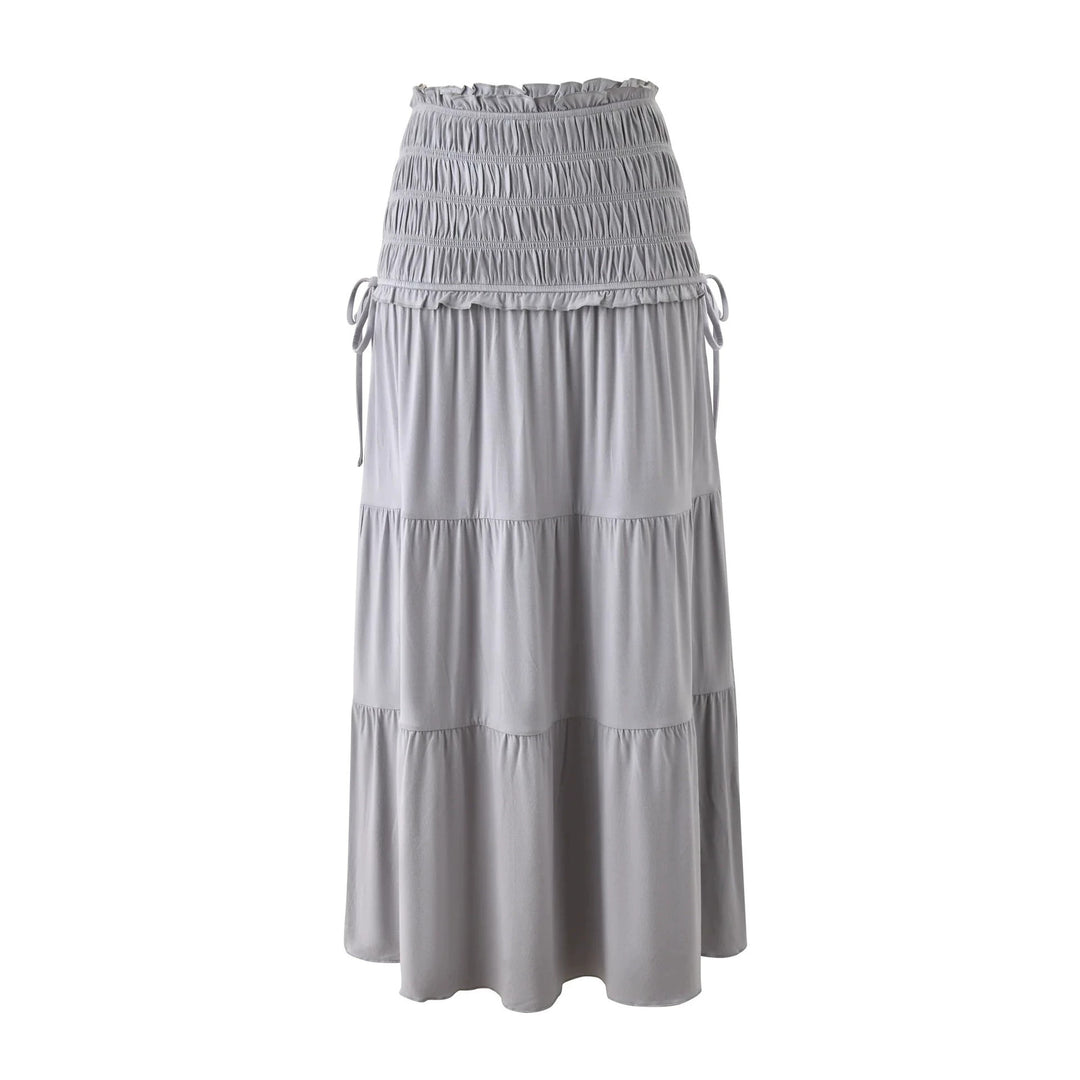 Damen Elegantes Wickeloberteil und maxirock R&B