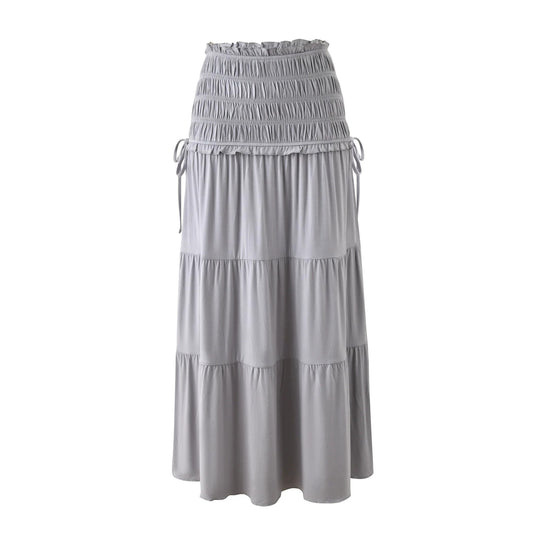 Damen Elegantes Wickeloberteil und maxirock R&B
