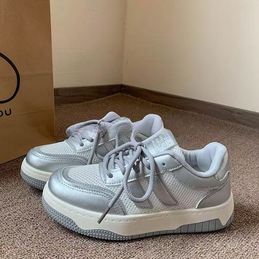 Damen Atmungsaktive Sneakers mit reflektierenden Akzenten und rutschfester Sohle R&B