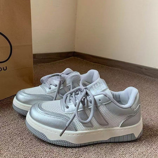 Damen Atmungsaktive Sneakers mit reflektierenden Akzenten und rutschfester Sohle R&B
