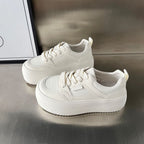 Damen Plateau-Sneaker mit modischer Struktur und rutschfester Sohle R&B
