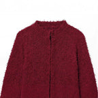 Damen Kuschelige Strickjacke mit auffälligen Ärmeln R&B
