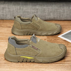 Damen Sportliche Slipper mit elastischen Einsätzen und rutschfester Sohle R&B