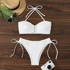 Damen Bandeau-Bikini-Set mit verstellbaren Trägern R&B