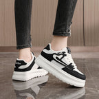 Damen modische Sneakers mit dämpfender Sohle und atmungsaktiver Obermaterialstruktur R&B