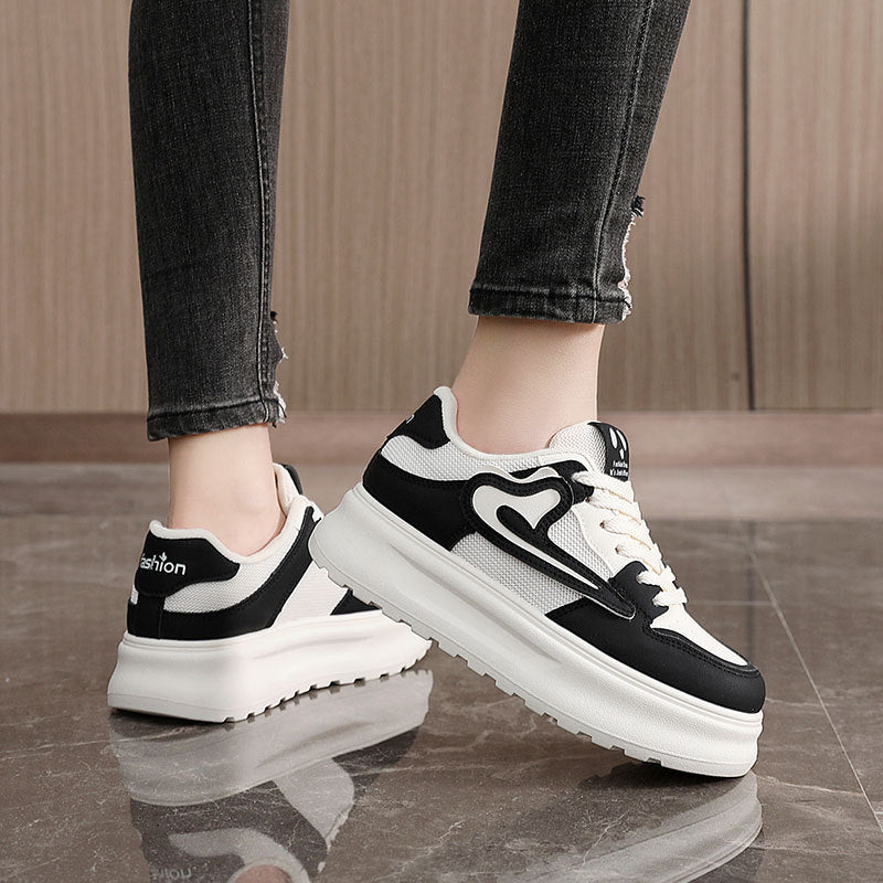 Damen modische Sneakers mit dämpfender Sohle und atmungsaktiver Obermaterialstruktur R&B