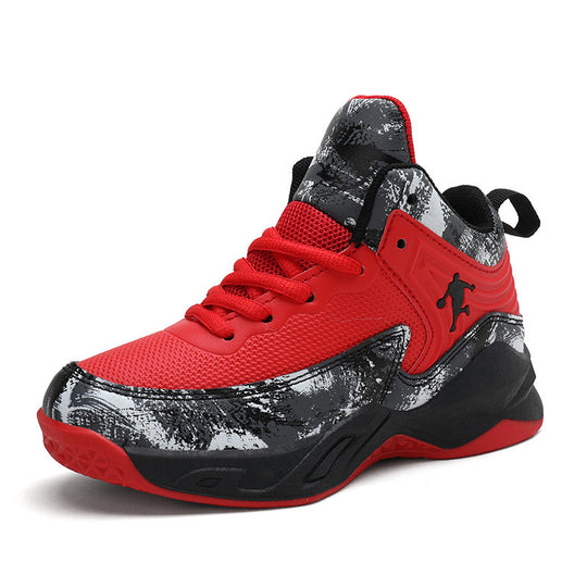 Damen Basketball Sneakers mit atmungsaktiver Mesh-Oberfläche und stoßdämpfendem Fußbett R&B