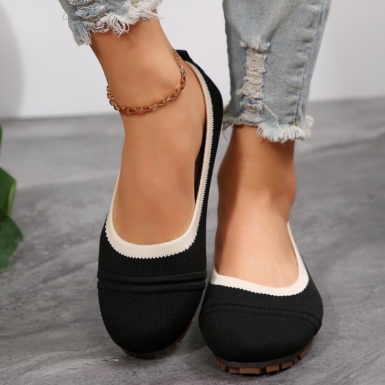 Damen Atmungsaktive und modische Slip-On Ballerinas R&B