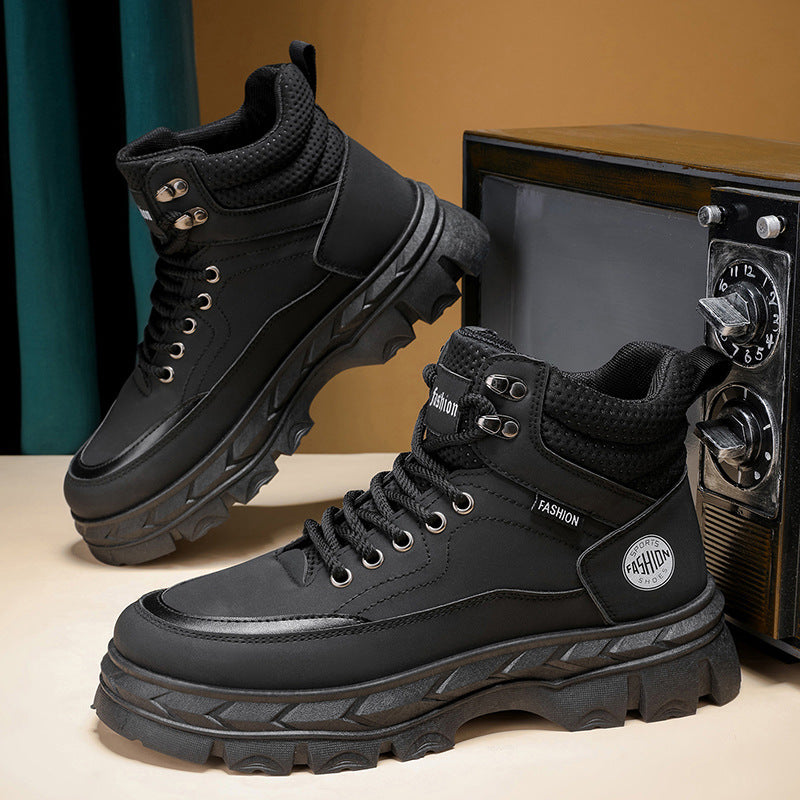 Damen Modische und robuste Sneaker Stiefel