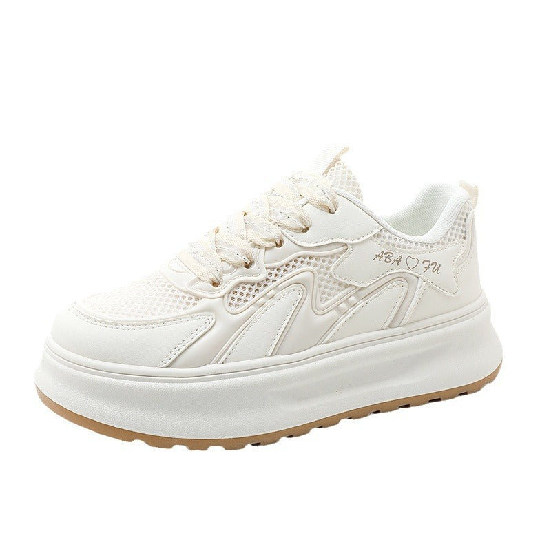 Damen modische Sneakers mit atmungsaktiver Mesh-Oberfläche und dämpfender Sohle R&B