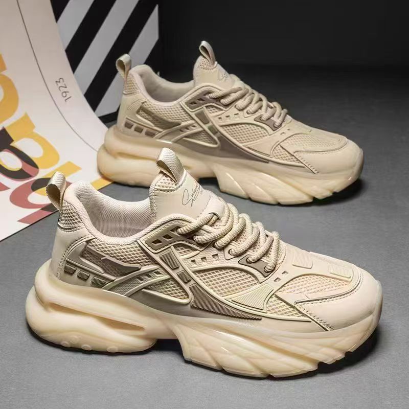 Damen Sportliche Sneakers mit atmungsaktiver Mesh-Oberfläche und stoßdämpfender Laufsohle