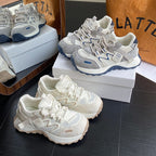 Damen modische Sneakers mit innovativem Design und atmungsaktiver Mesh-Oberfläche