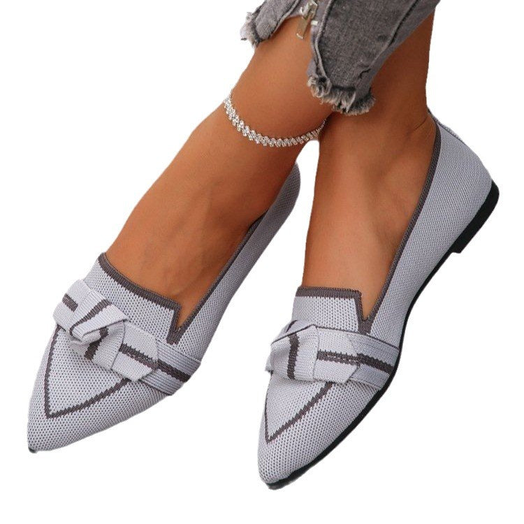 Damen elegante Slipper mit modischem Schleifen-Detail R&B