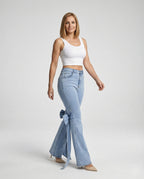 Damen Jeans High Waist Schlag