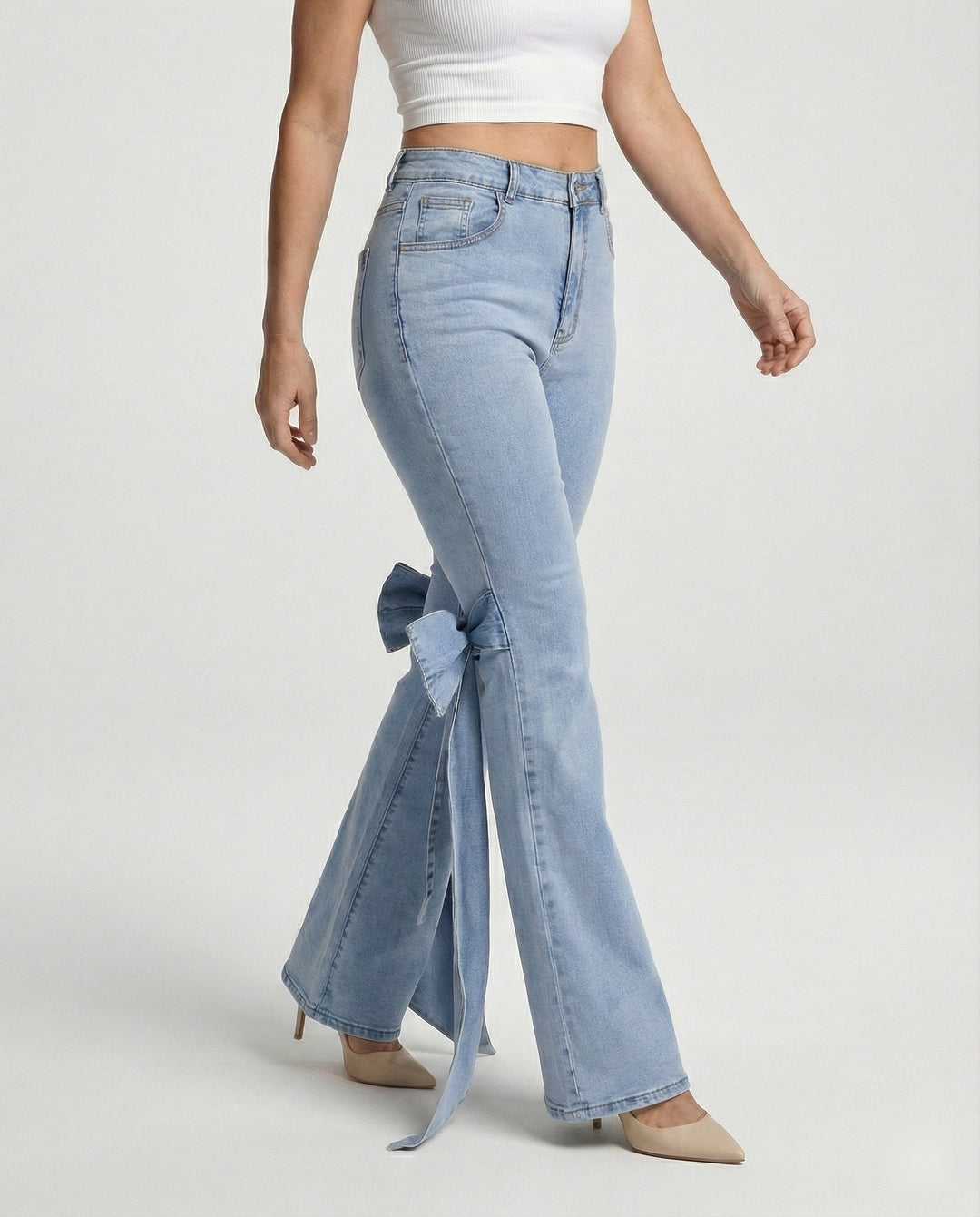 Damen Jeans High Waist Schlag